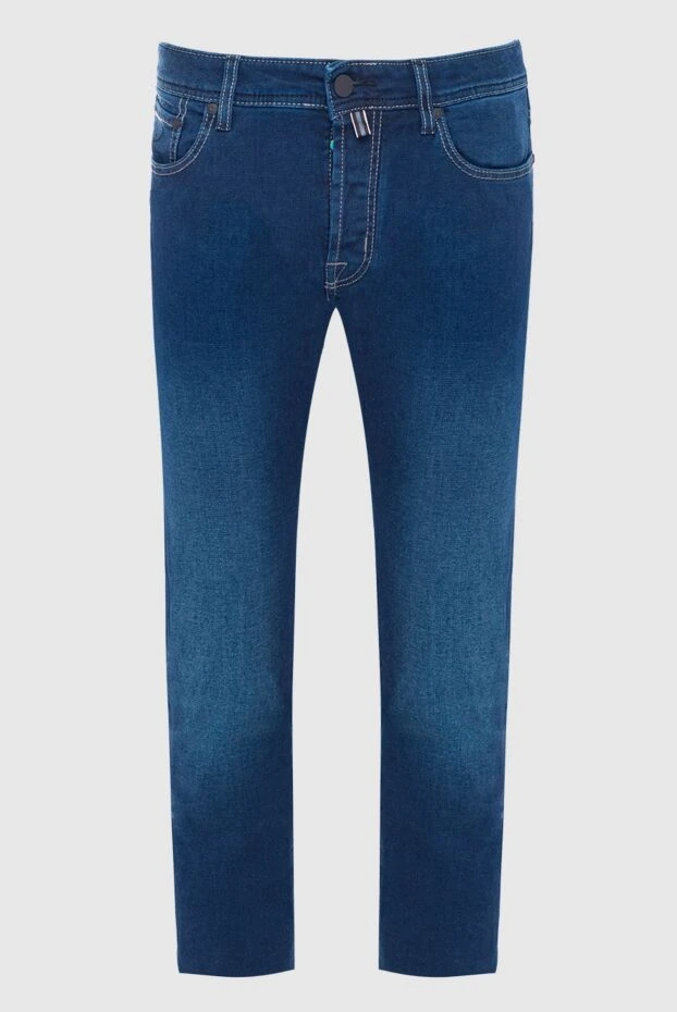 Jacob Cohen man blue cotton jeans for men buy with prices and photos 163609 - photo 1