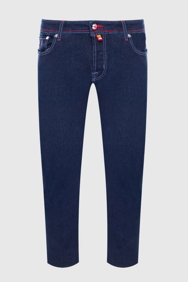 Jacob Cohen мужские джинсы из хлопка синие мужские купить с ценами и фото 163610 - фото 1