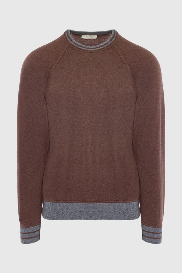 Panicale man cashmere, silk and wool jumper brown for men buy with prices and photos 163617 - photo 1
