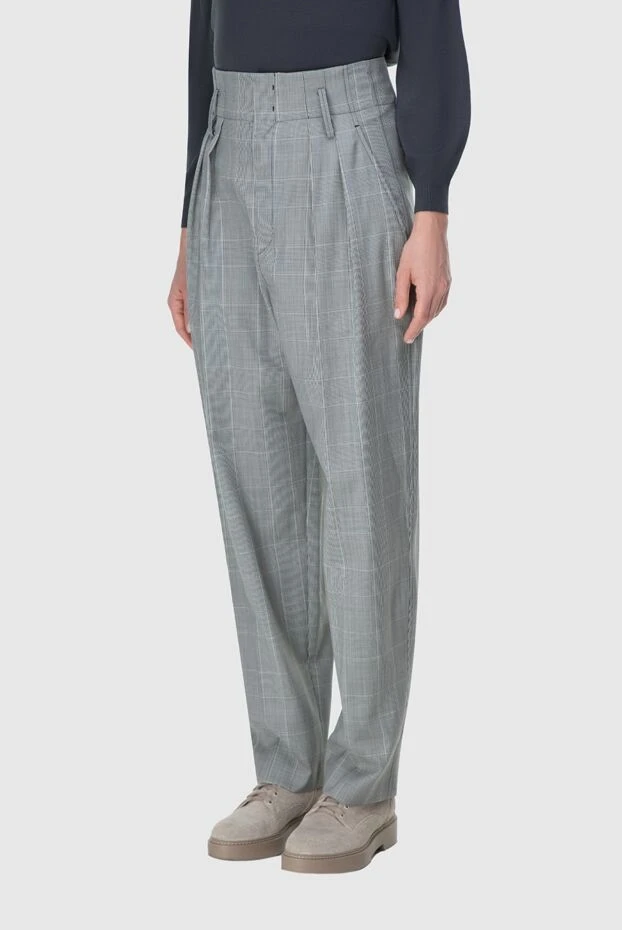 Isabel Marant woman gray wool trousers for women buy with prices and photos 163656 - photo 2