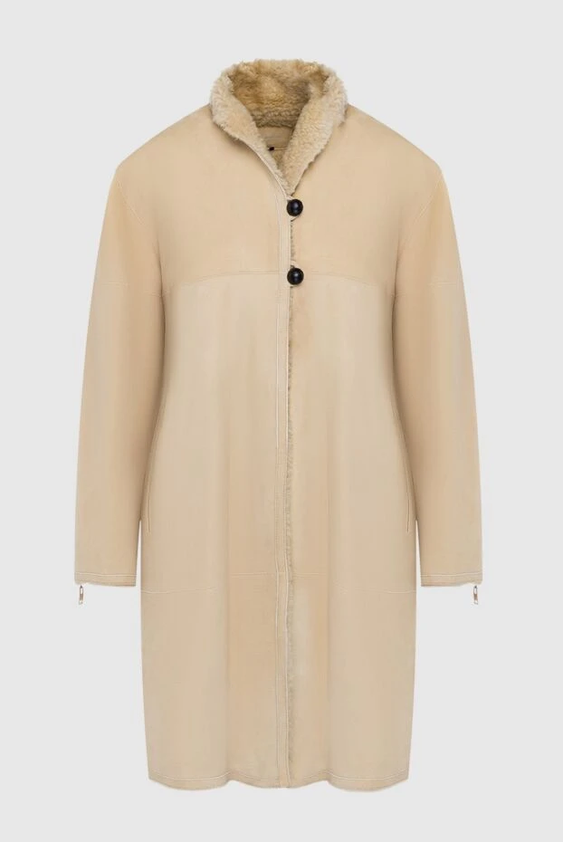 Isabel Marant sheepskin coat made of natural fur and leather beige for women 163665 - photo 1