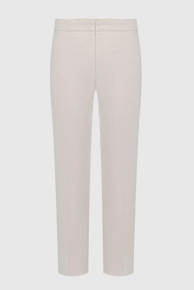 Isabel Marant woman white cotton and viscose trousers for women 163666 - photo 1