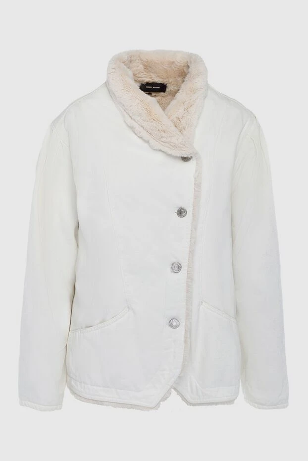 Isabel Marant жіночі куртка з бавовни біла жіноча купити фото з цінами 163669 - фото 1