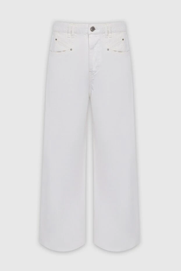 Isabel Marant женские джинсы из хлопка белые женские купить с ценами и фото 163672 - фото 1