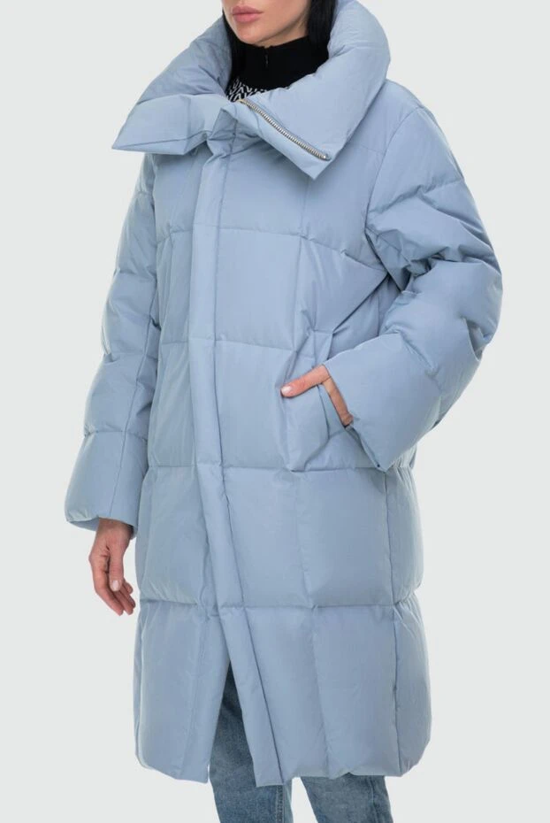 Nicole Benisti пуховик из нейлона голубой женский 163692 - фото 3