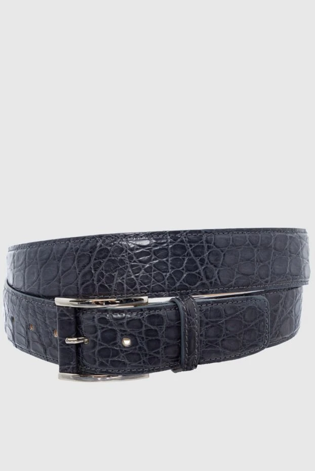 Tardini man gray crocodile leather belt for men buy with prices and photos 163699 - photo 1