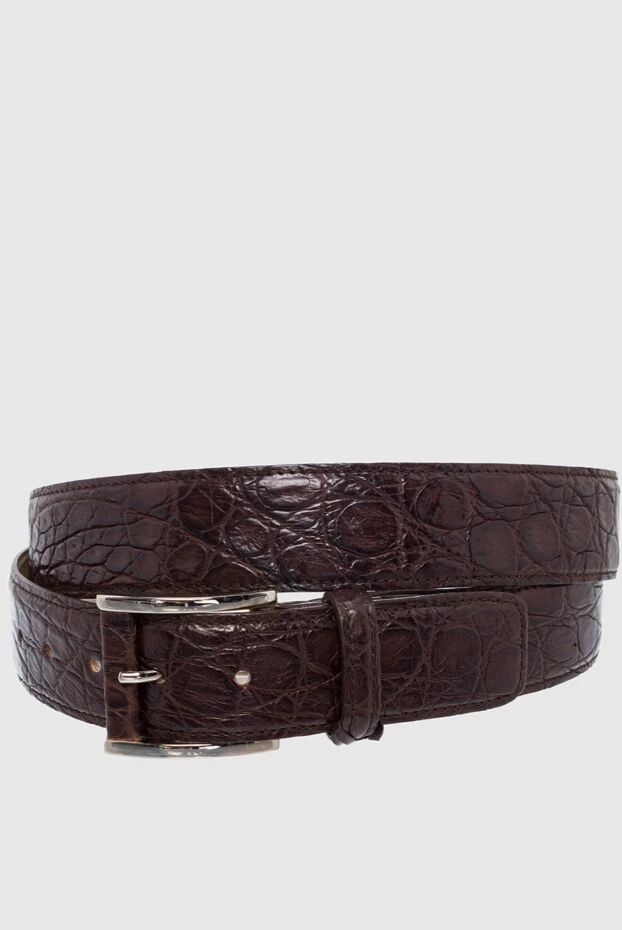 Tardini man brown crocodile leather belt for men buy with prices and photos 163700 - photo 1