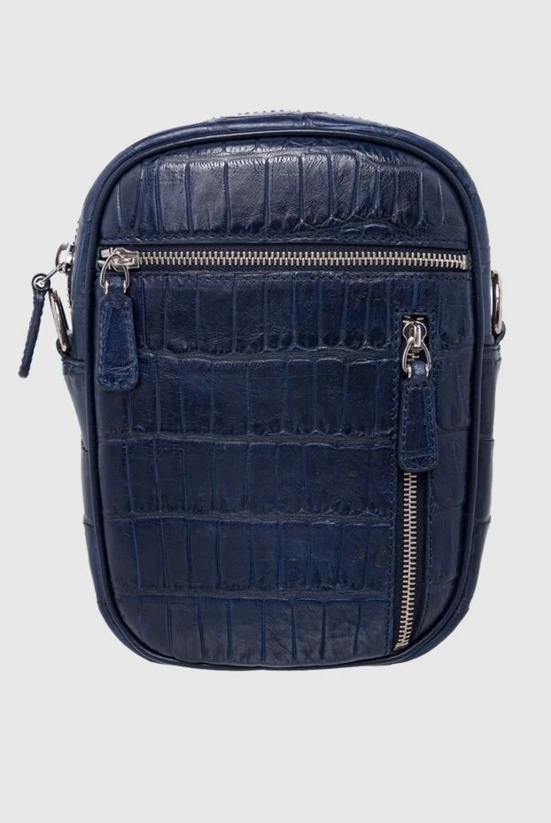 Tardini man blue alligator shoulder bag for men 163706 - photo 1