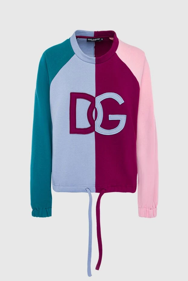 Dolce & Gabbana woman blue cotton sweatshirt for women buy with prices and photos 163747 - photo 1