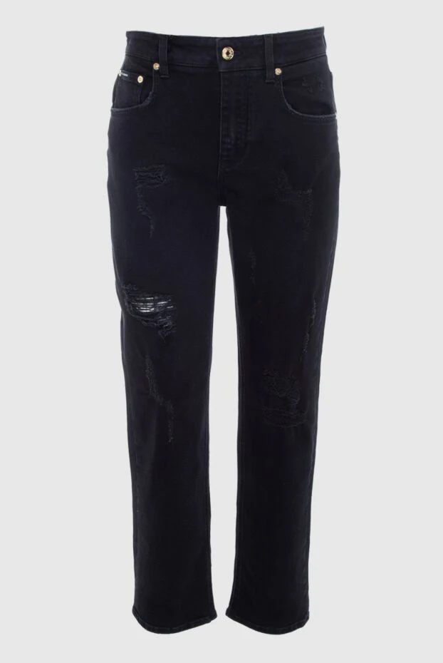 Dolce & Gabbana женские джинсы из хлопка черные женские купить с ценами и фото 163764 - фото 1