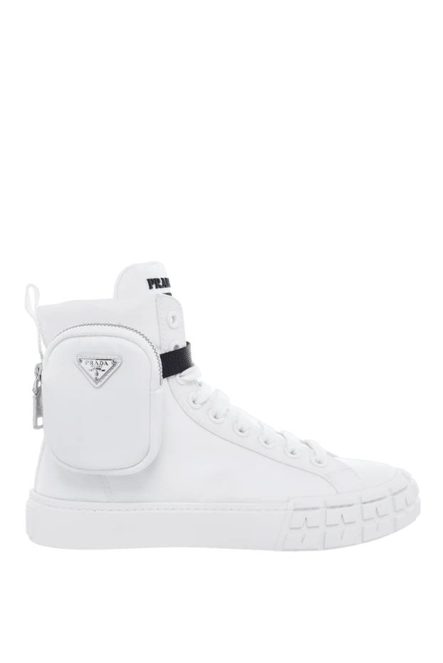 Prada woman white polyamide and leather sneakers for women buy with prices and photos 163858 - photo 1