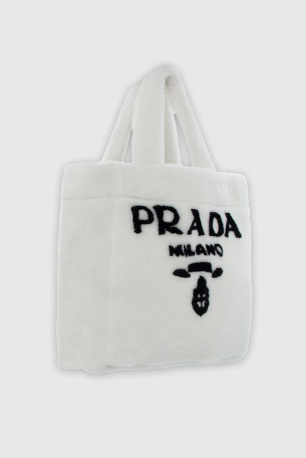 Prada жіночі черевики зі шкіри білі жіночі 164342 - фото 3