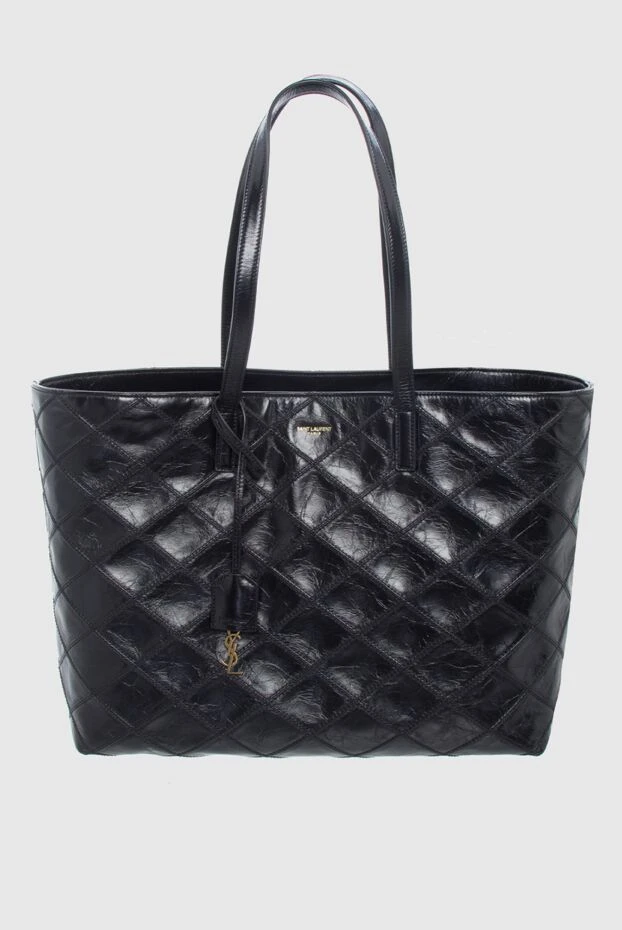 Saint Laurent жіночі сумка зі шкіри чорна жіноча купити фото з цінами 163878 - фото 1