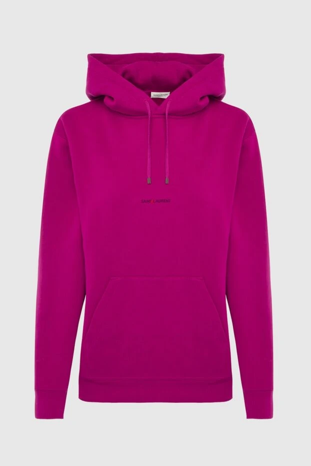 Saint Laurent woman pink cotton hoodie for women buy with prices and photos 163905 - photo 1