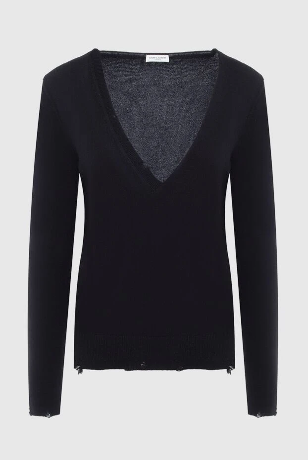 Saint Laurent woman black cashmere jumper for women buy with prices and photos 163909 - photo 1