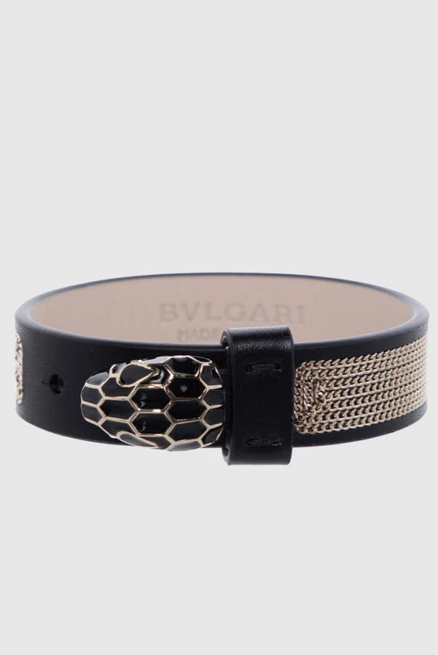 Bvlgari woman women's black genuine leather bracelet buy with prices and photos 163918 - photo 1