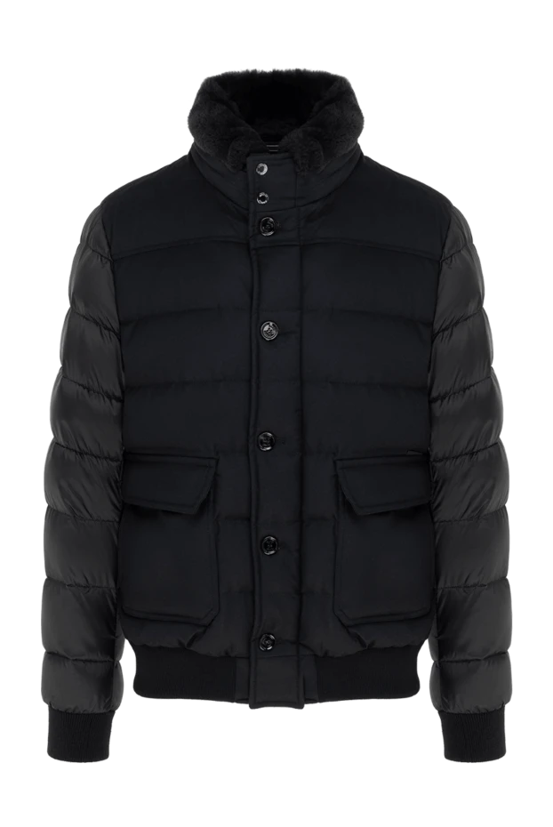 Moorer мужские куртка из шерсти черная мужская купить с ценами и фото 163942 - фото 1