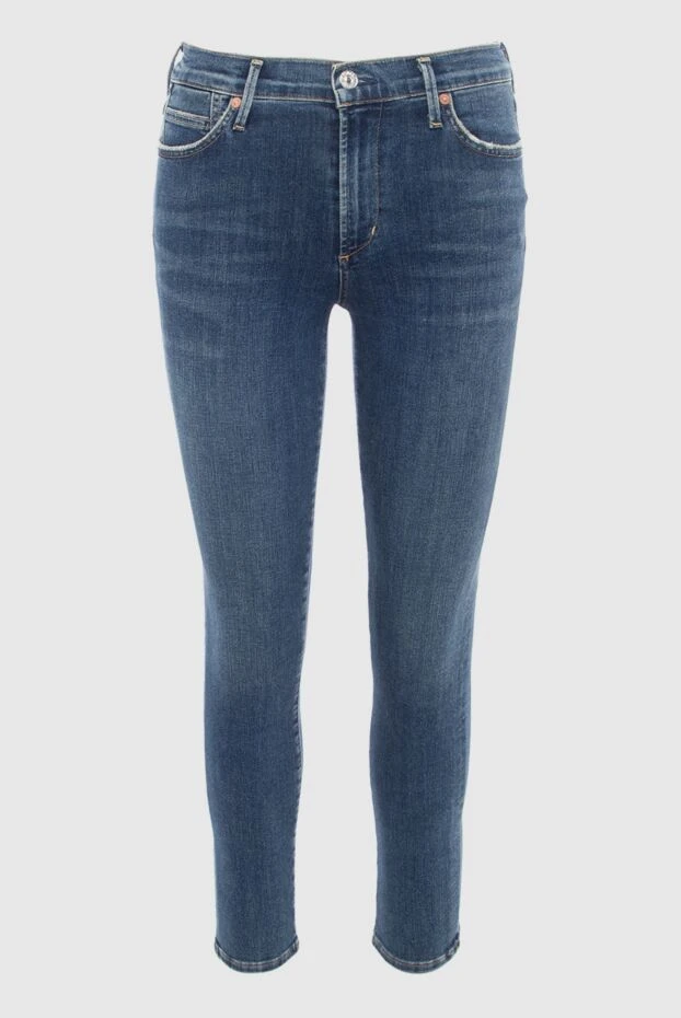 Citizens of Humanity женские джинсы из хлопка и вискозы синие женские купить с ценами и фото 163960 - фото 1