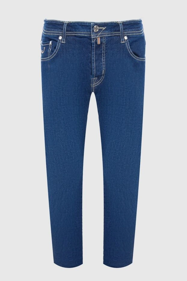 Jacob Cohen чоловічі джинси з бавовни та еластомеру сині чоловічі купити фото з цінами 163969 - фото 1