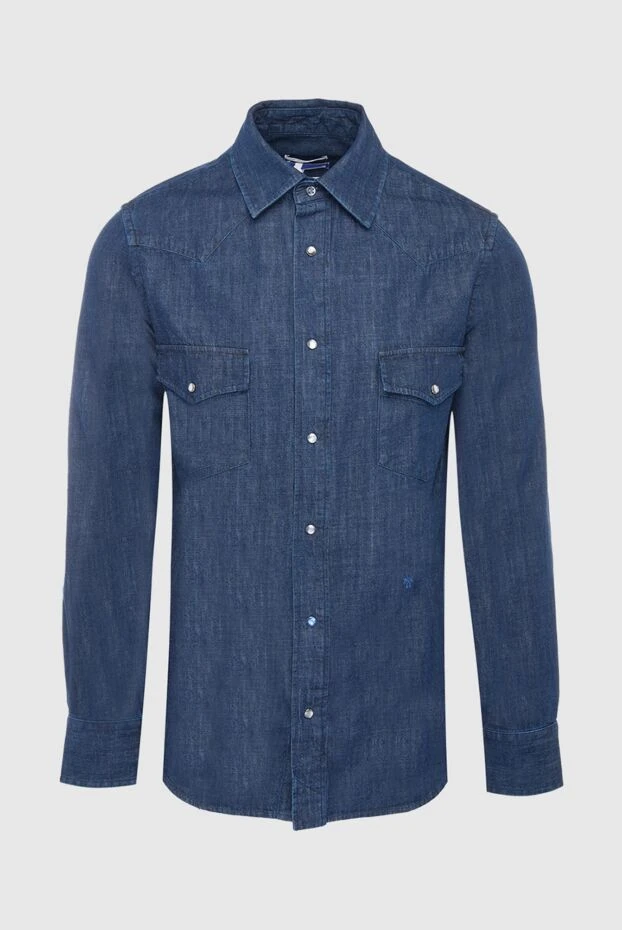 Jacob Cohen man blue cotton shirt for men buy with prices and photos 163976 - photo 1