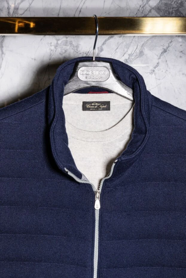 Cesare di Napoli джемпер білий з вовни чоловічий 164007 - фото 2