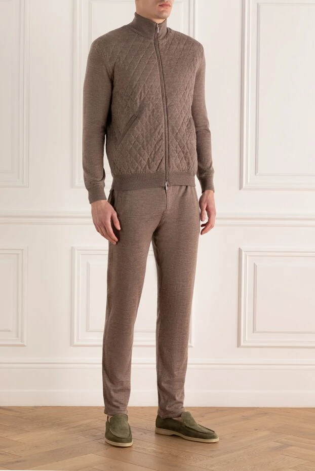Cesare di Napoli man beige men's wool sports suit buy with prices and photos 164033 - photo 2