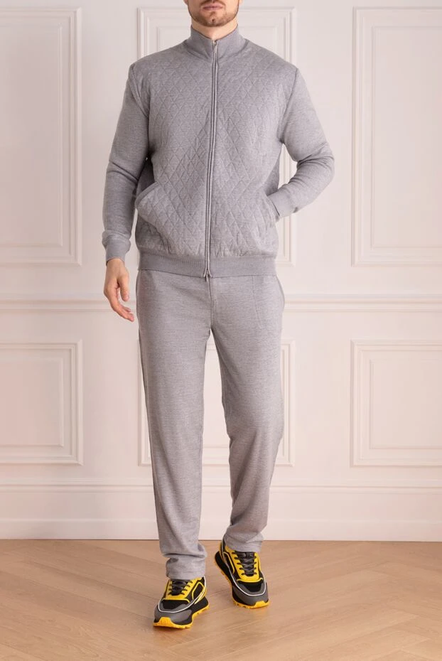 Cesare di Napoli man gray men's wool sports suit buy with prices and photos 164034 - photo 2