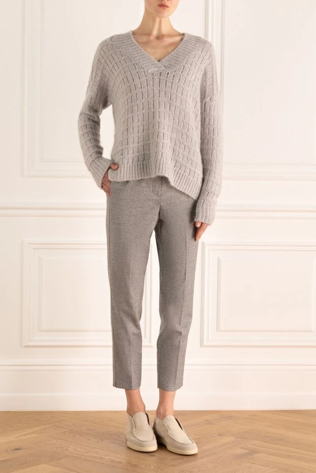 Peserico woman gray trousers for women buy with prices and photos 164060 - photo 2