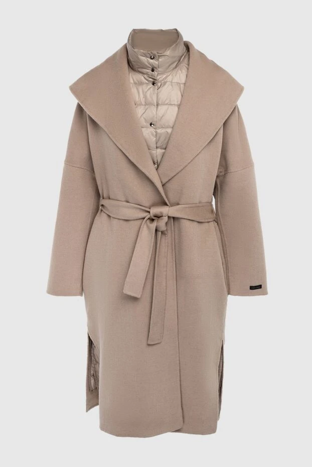Peserico женские пальто из шерсти и кашемира бежевое женское купить с ценами и фото 164062 - фото 1