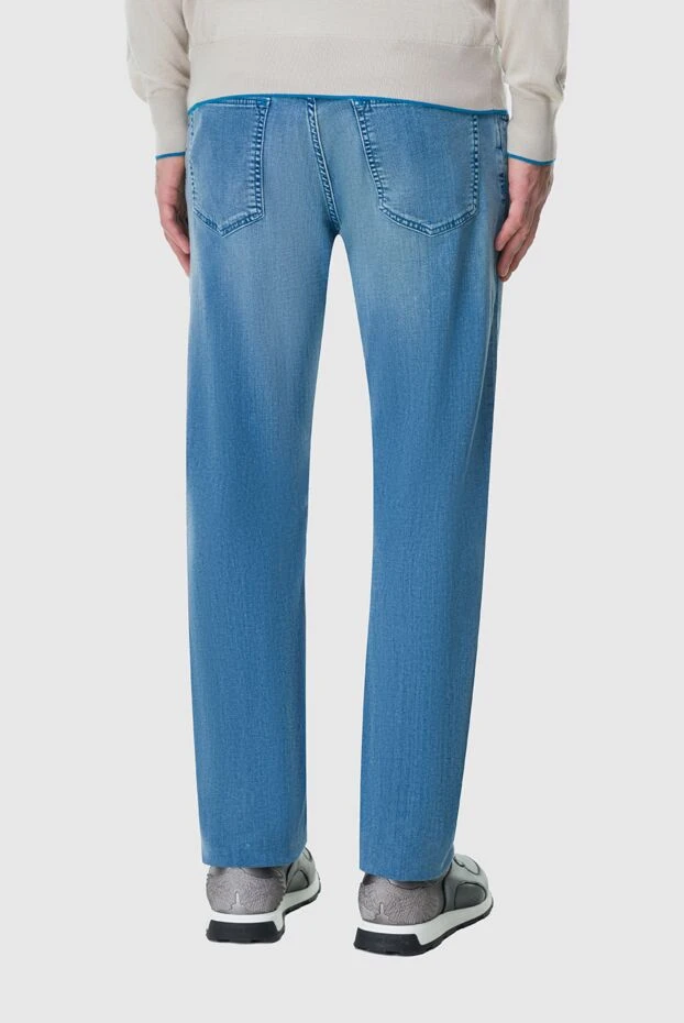 Stefano Ricci blue cotton and elastane jeans for men 164113 - photo 3