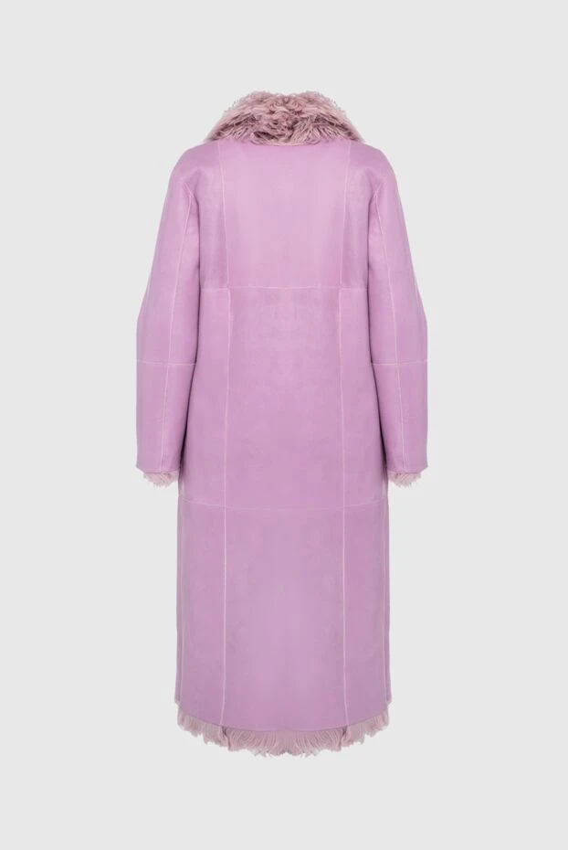 Fleur de Paris women's lilac sheepskin coat with double-sided sheepskin trim 164129 - photo 2