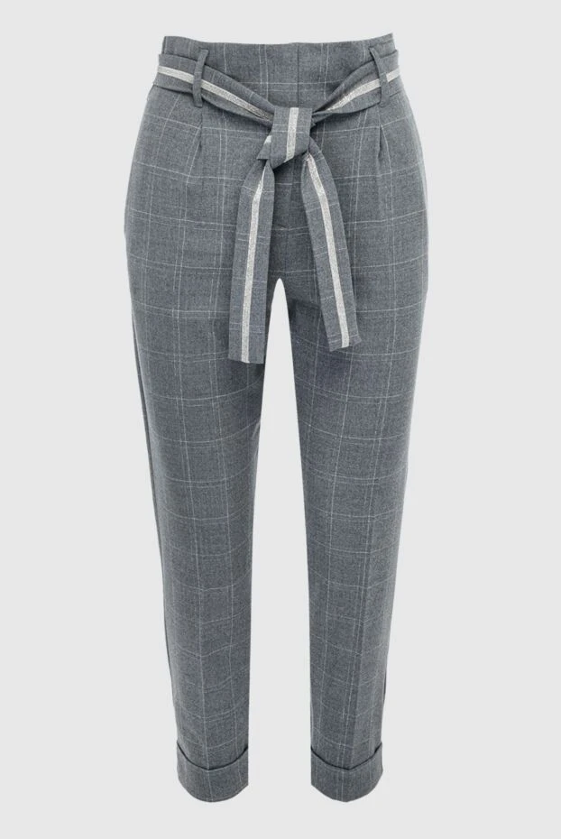D.Exterior женские брюки из шерсти серые женские купить с ценами и фото 164165 - фото 1