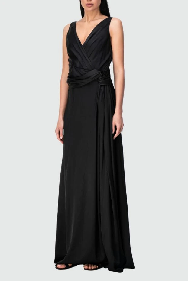 Dior woman black silk dress for women 164177 - photo 2