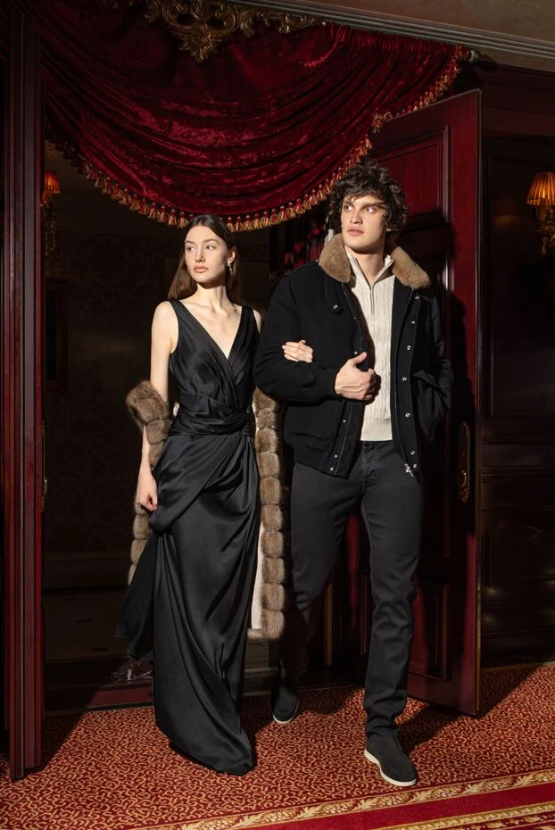 Dior сукня з драпіруванням з чорного шовку 164177 - фото 2