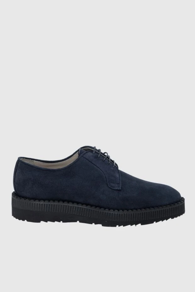 Kiton man blue suede men's shoes buy with prices and photos 164230 - photo 1