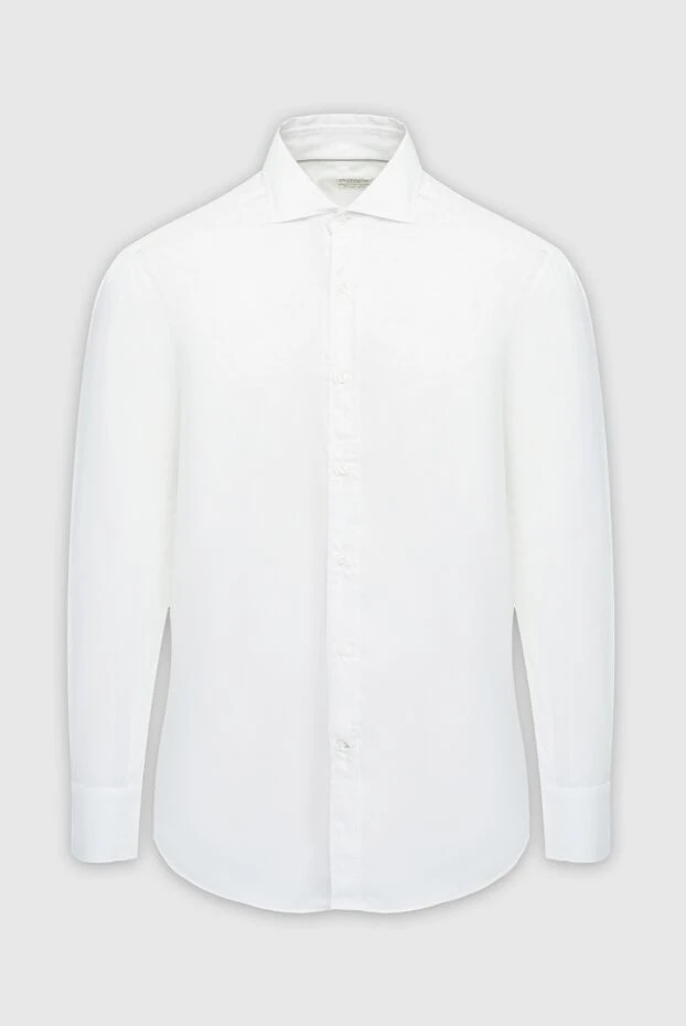 White cotton shirt for men - photo 1
