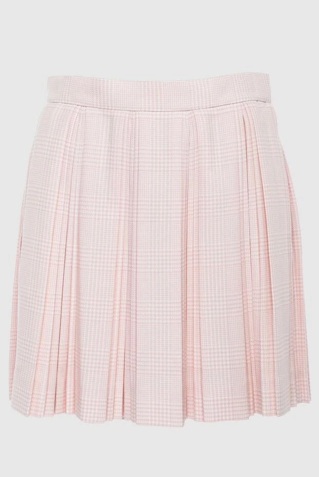 Balmain woman pink polyester and wool skirt for women buy with prices and photos 164334 - photo 1