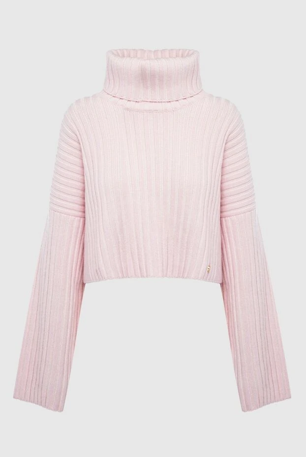 Balmain woman pink wool and cashmere jumper for women 164335 - photo 1