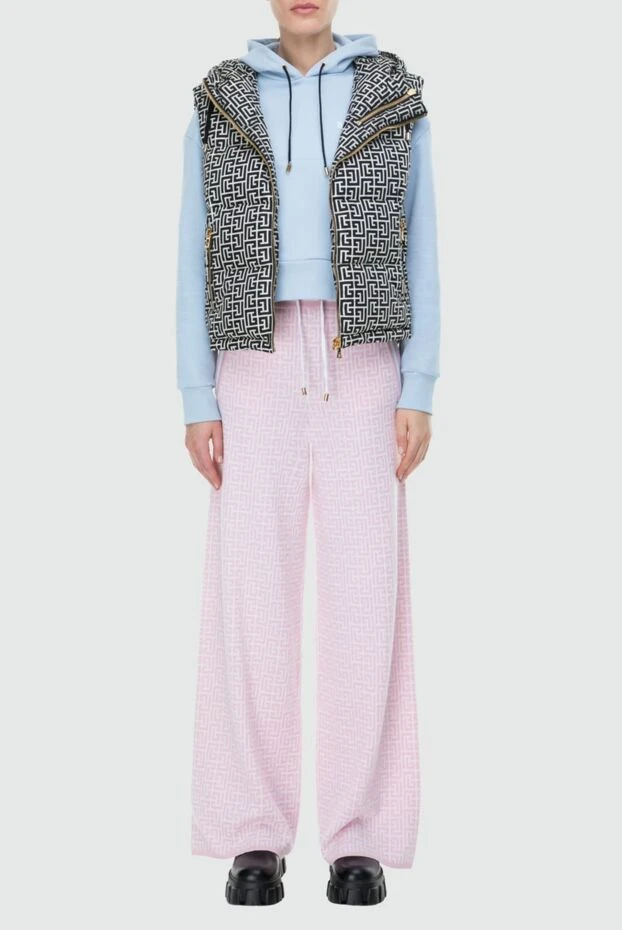 Balmain woman pink trousers for women 164341 - photo 2