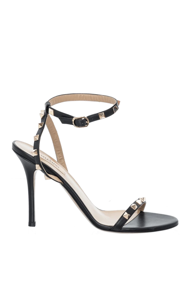 Valentino woman black leather sandals for women buy with prices and photos 164423 - photo 1