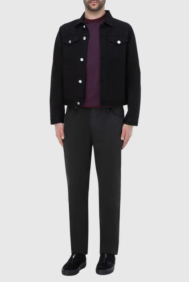 Billionaire мужские куртка джинсовая из шерсти и эластана черная мужская купить с ценами и фото 164473 - фото 2