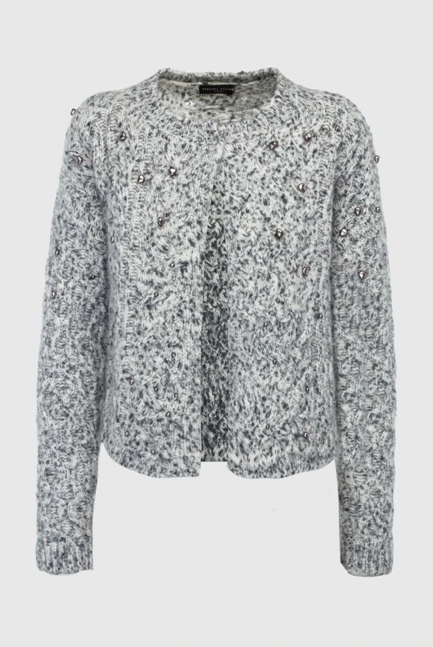 Fabiana Filippi woman gray cashmere and wool jacket for women buy with prices and photos 164490 - photo 1