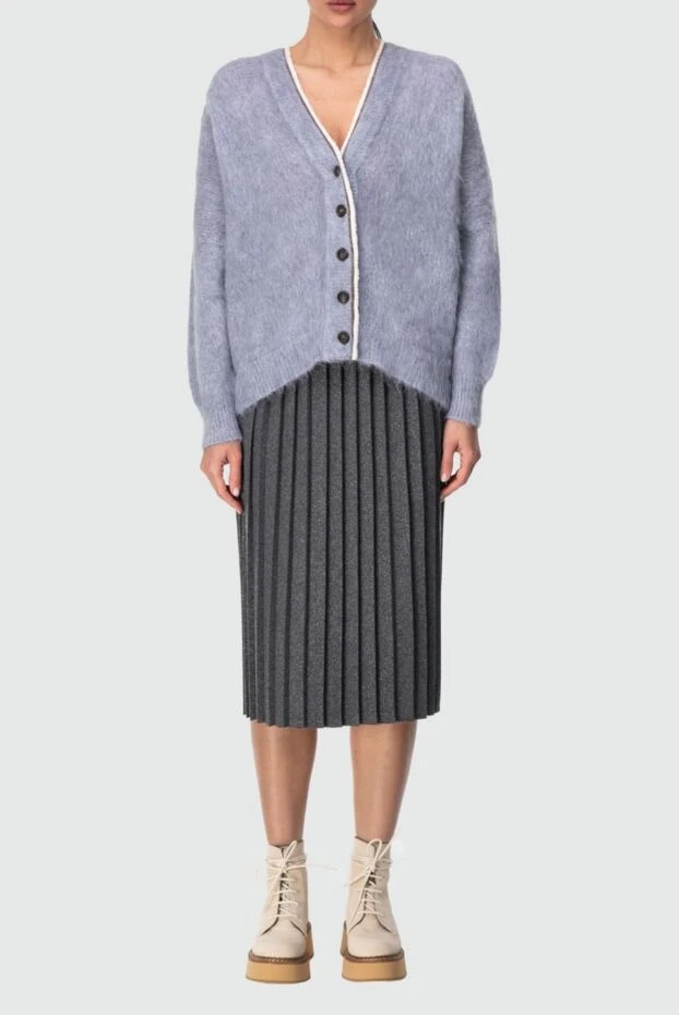 Fabiana Filippi женские юбка серая женская купить с ценами и фото 164504 - фото 2