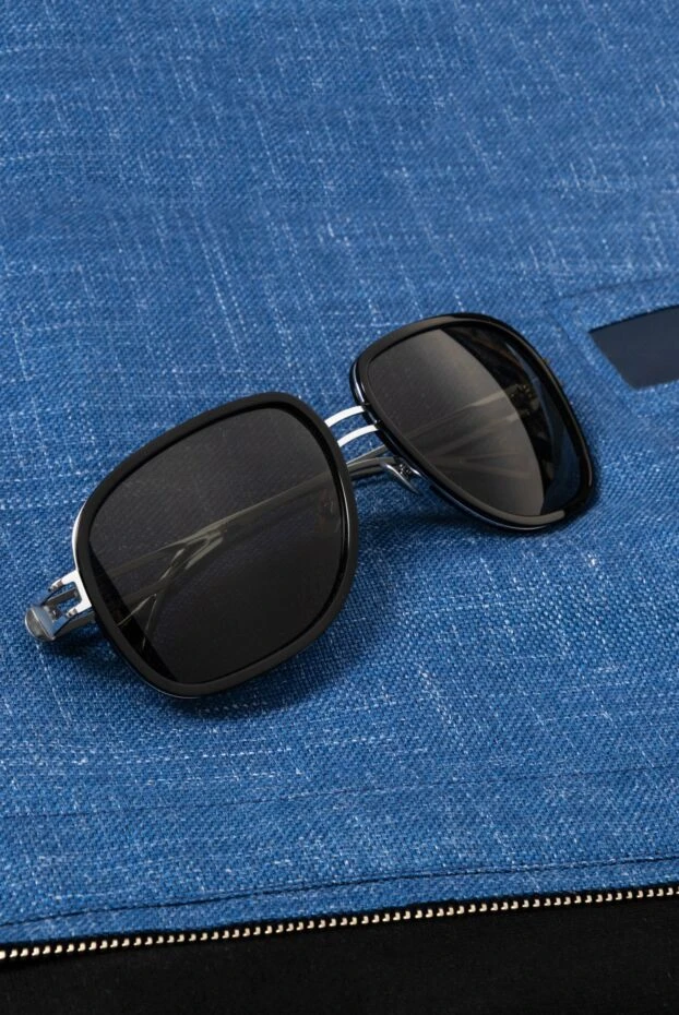 Stefano Ricci окуляри для захисту від сонця з металу та пластику сірі чоловічі 164534 - фото 2