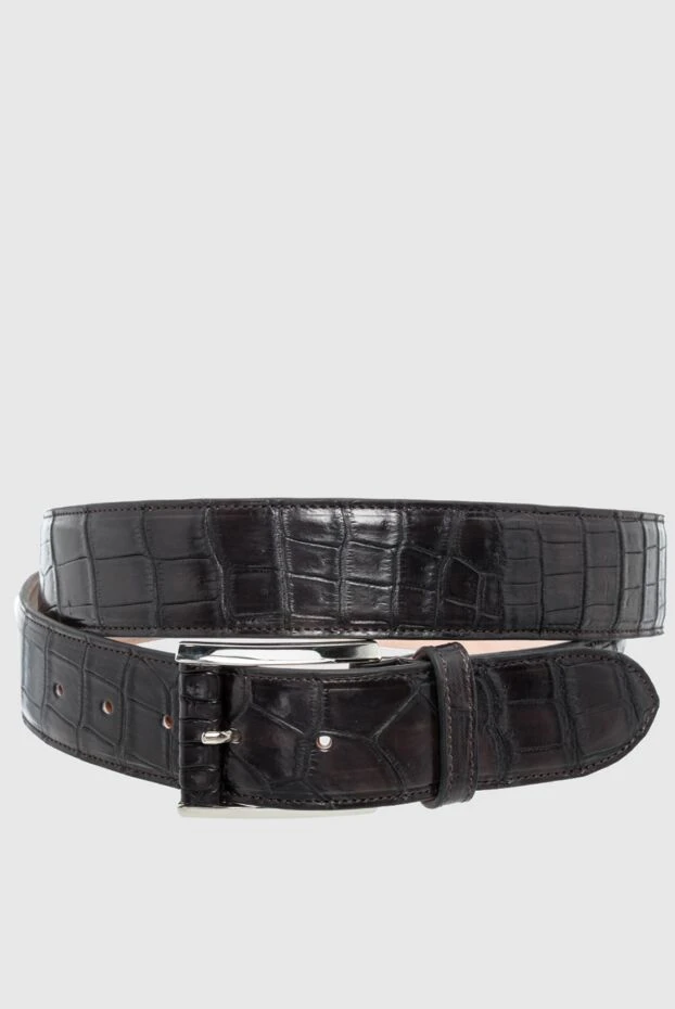 Cesare di Napoli man brown crocodile leather belt for men 164544 - photo 1