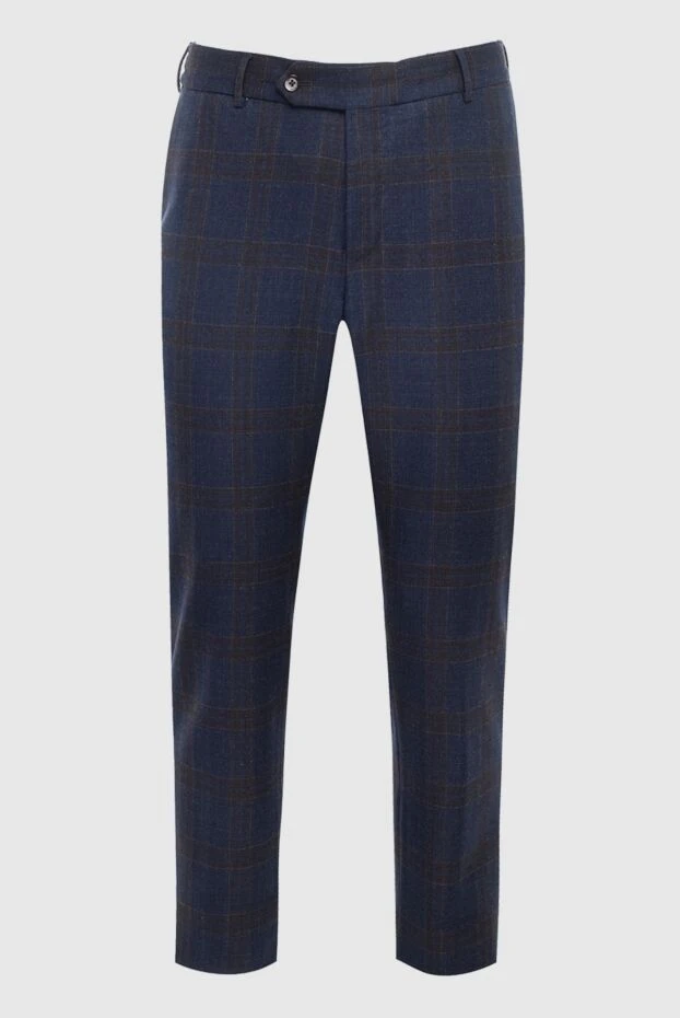 PT01 (Pantaloni Torino) мужские брюки из шерсти синие мужские купить с ценами и фото 164562 - фото 1