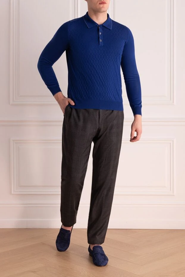 PT01 (Pantaloni Torino) мужские брюки из шерсти серые мужские купить с ценами и фото 164566 - фото 2