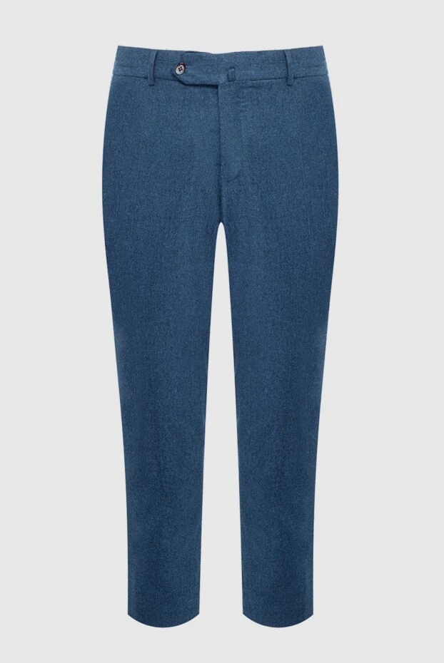 PT01 (Pantaloni Torino) мужские брюки из шерсти синие мужские купить с ценами и фото 164568 - фото 1