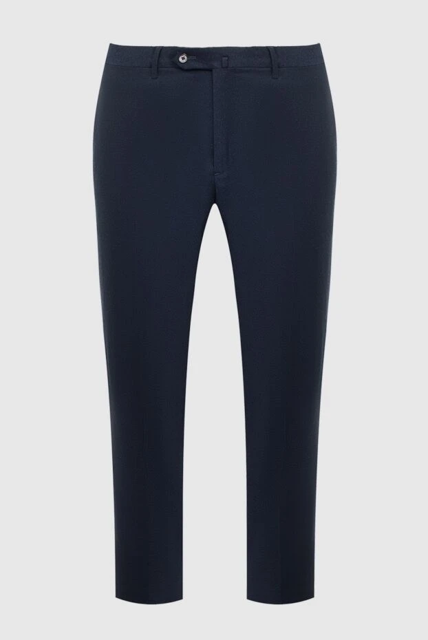 PT01 (Pantaloni Torino) мужские брюки из шерсти синие мужские купить с ценами и фото 164573 - фото 1