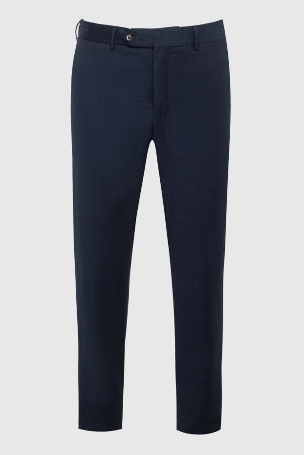 PT01 (Pantaloni Torino) мужские брюки из шерсти синие мужские купить с ценами и фото 164574 - фото 1